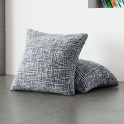 Huse cu două elastice GRAFITI NOU antracit fețe de pernă 2 buc (40 x 40 cm)