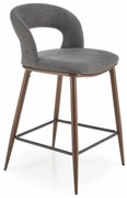 Scaun tip bar Harriet (Gri + Nuc). Promo -6%. 1049519