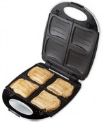 Aparat de sandwich 2 in 1 DO9046C cu placi interschimbabile, pentru pregatire sandwich sau waffe, 120 w