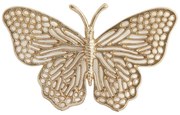 Decorațiune de perete din metal 26x16 cm Butterfly – Light &amp; Living
