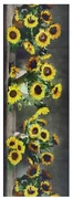 Covor Universal Ricci Sunflowers, 52 x 200 cm