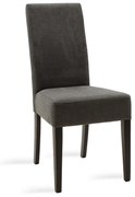 Scaun Bucatarie/Dining Digit Textil Gri Inchis Picioare Wenge