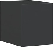 vidaXL Lampă exterioară de perete, negru, aluminiu turnat sub presiune