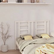 vidaXL Tăblie de pat, alb, 146x4x100 cm, lemn masiv de pin
