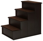 PawHut Scară Antiderapantă 4 Trepte, Perne Detasabile | Aosom Romania