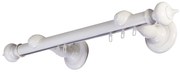 Galerie lemn perdea Stella Simple 35mm cu aluminiu