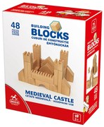 1 x Cuburi construcție - 48 piese - Cetate medievală