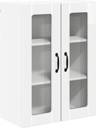 vidaXL Dulap de bucătărie Alb lucios 60 x 31 x 80 cm Lemn compozit