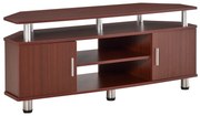 Mobilier pentru TV HOMCOM, 2 rafturi, 120x39.5x52cm, maro | Aosom Romania