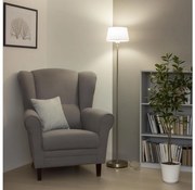 Brilagi - Lampadar LED CERIA, 1x E27/40W/230V, Ø 25 cm, alb/crom mat