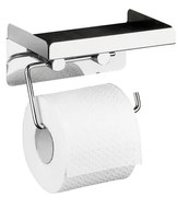 Suport autoadeziv pentru hârtia de toaletă 2 în 1 Wenko