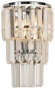 Aplică de cristal Brilagi CRYSTAL 1xE14/60W/230V crom lucios