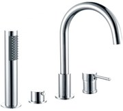 Mexen Alma baterie pentru cadă, crom - 75032-00