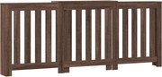 vidaXL Mască pentru calorifer stejar maro 205x21,5x83,5 cm lemn
