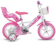 BICICLETA COPII 12'' - INIMIOARE - DINO BIKES (124 RLN-05LH)