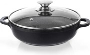 Oală din aluminiu neaderent cu capac din sticlă Orion Grande, ⌀ 28 cm