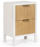 Dulap cu doua sertare, alb, 40x30x60 cm, Charley, Yes