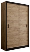 Dulap cu uși glisante SAPHIRA 150x215 cm, stejar craft