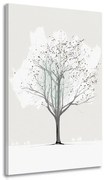 Tablou copac de iarnă minimalist