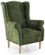 Fotoliu Hermes stofa olive H110 cm