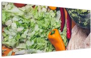 Tablou cu legume (120x50 cm)