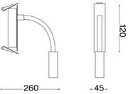 Ideal Lux - Lampă flexibilă IO LED/3W/230V CRI 90 negru