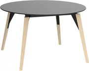 Masa rotunda design modern premium FAZ WOOD, 120cm 54323