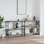 vidaXL Măsuță consolă, gri sonoma, 180x29x76,5 cm, lemn prelucrat