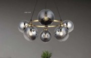Lustra Suspendata Cu 6 Globuri Fumurii