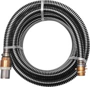 vidaXL Furtun de aspirație, conectori alamă, 15 m, 25 mm, negru