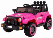 Masinuta Electrica cu acumulator pentru copii NOVOKIDS™ Full Time Jeep 4X4 PRO, Max 30 kg, 3-8 ani , Cu melodii si lumini,12V, 2 Viteze, 4 motoare,