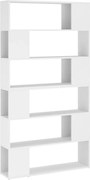 vidaXL Bibliotecă/Separator cameră, alb, 100x24x188 cm