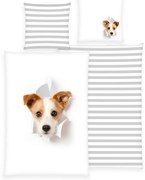 Lenjerie de pat din bumbac pentru copii Herding Dog, 135 x 200 cm, 80 x 80 cm