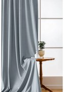 Draperie din catifea opaca Culoare gri-albastru VELVET 140x250 cm Agatat: Rejansa