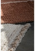 Covor cărămiziu/bej din bumbac 140x200 cm Duetto Toffee – Lorena Canals