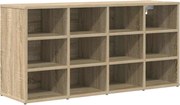 vidaXL Dulap pentru pantofi cu raft Stejar Sonoma 103 x 30 x 51 cm