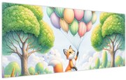 Tablou – Vulpe fericită (120x50 cm)
