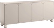 Comodă Sonatia II 200 cm cu patru uși - casmir / picioare sferice