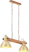 vidaXL Lampă suspendată industrială, 25 W, arămiu, 109 cm, E27