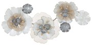 Decorațiune metalică pentru perete Mauro Ferretti Flowery, 119 x 60 cm