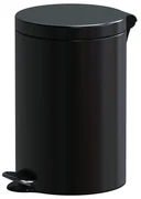 Coș de gunoi cu călcare, 12 l, negru