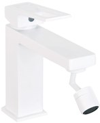 Baterie bideu TRENDY’S, design rectangular, alb