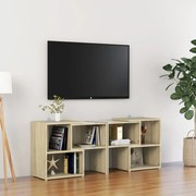 vidaXL Comodă TV, stejar sonoma, 104x30x52 cm, PAL