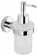 Dispenser de săpun AQUALINE SB119 Samba 150 ml, sticlă lăptoasă