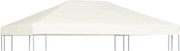 vidaXL Acoperiș de pavilion, 310 g/m², alb crem, 4 x 3 m