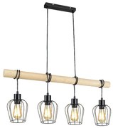 Lustra suspendata stil minimalist industrial Fabian 4L