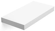 Raft de perete, Vasagle, LWS24WT, Alb, 40 x 20 x 3.8 cm