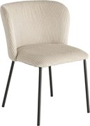 Set 2 scaune stil retro LYON catifea bej