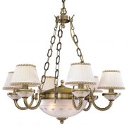 Candelabru din alama 6 brate design italian 4660