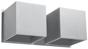 Sollux SL.0658 - Aplica de perete QUAD 2xG9/40W/230V gri
